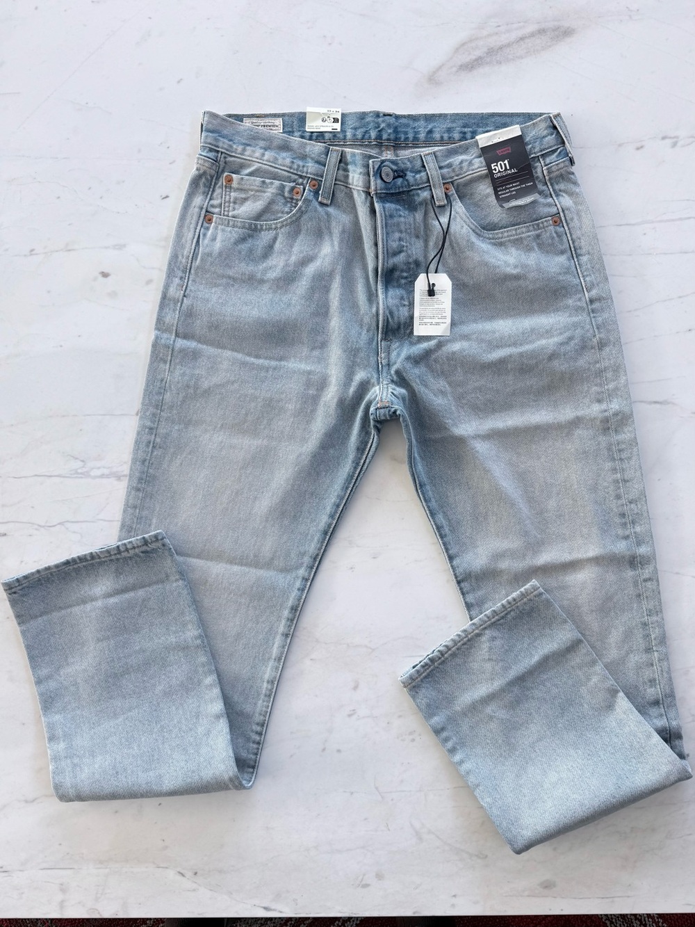 New Levi’s Premium 501 Original 33x34 Men,s - Picture 7 of 15